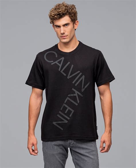 camisa negra hombre calvin klein